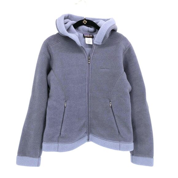 Patagonia Synchilla Jacket Womens Small Fleece Zipper Full Zip Hooded - Picture 1 of 6